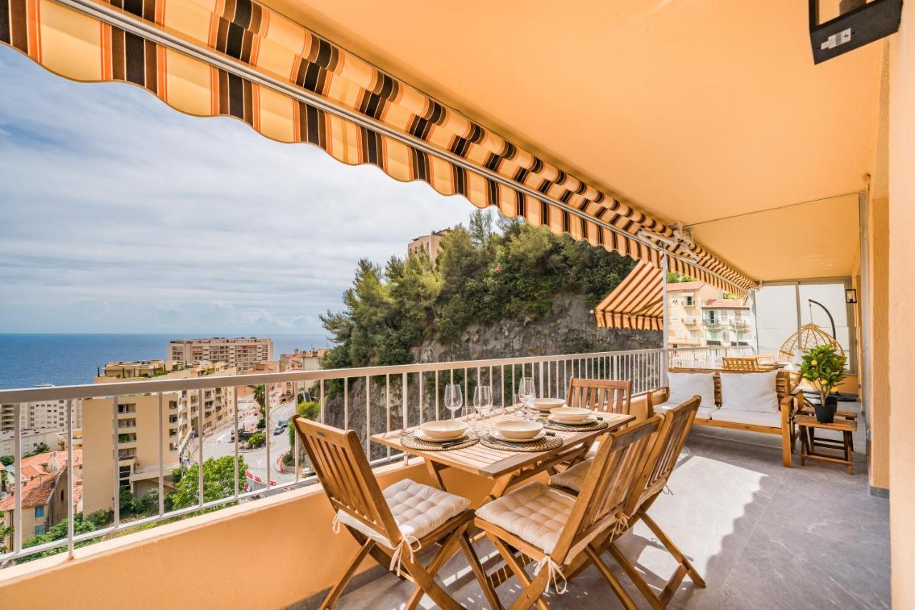 Baie De Monaco - Terrasse Vue Mer - Parking - Af Beausoleil Exterior foto